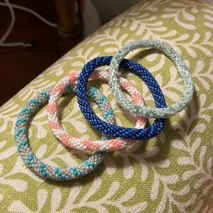 Beaded colorful bracelets